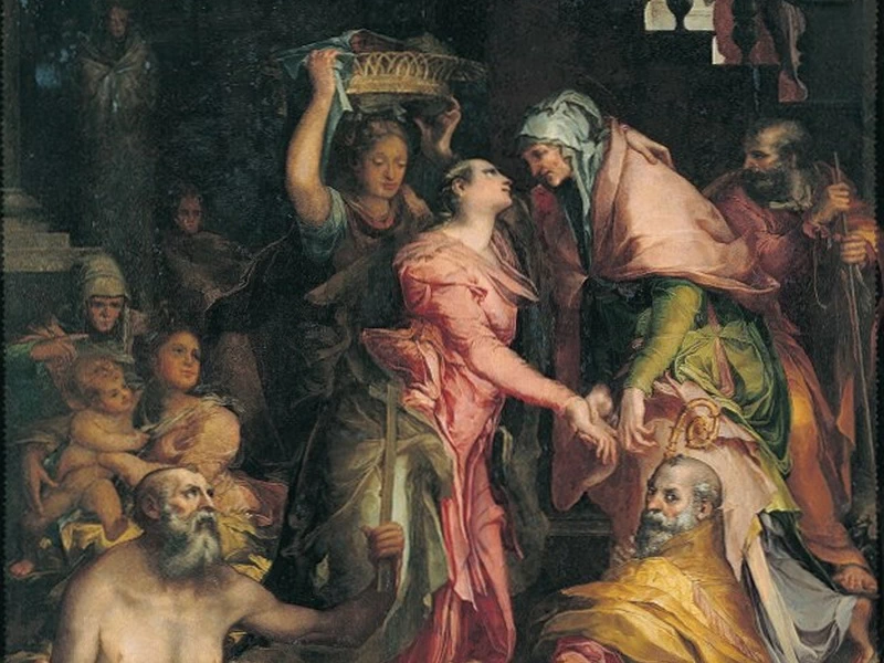1508-Cristoforo Gherardi - Visitazione di Maria a Santa Elisabetta - Musée des Augustins de Toulouse